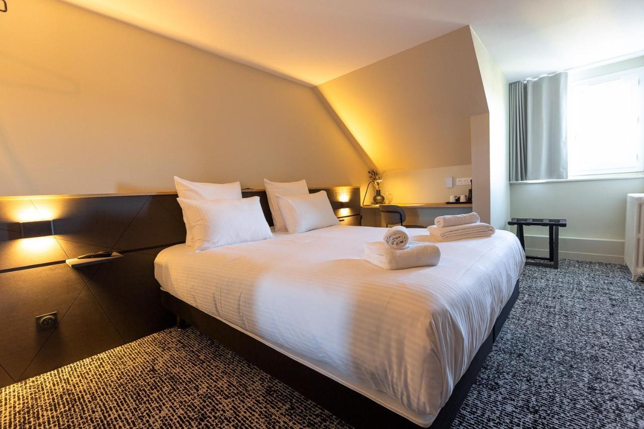 Logis Hotel & Restaurant Le Vert Bocage Franqueville-Saint-Pierre Esterno foto