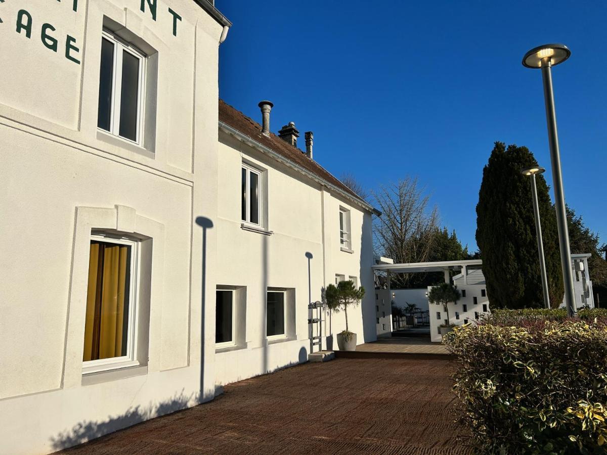 Logis Hotel & Restaurant Le Vert Bocage Franqueville-Saint-Pierre Esterno foto