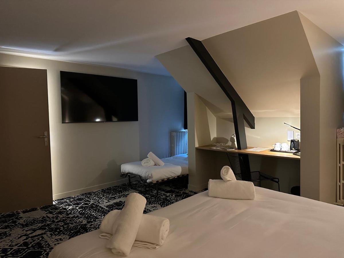 Logis Hotel & Restaurant Le Vert Bocage Franqueville-Saint-Pierre Esterno foto