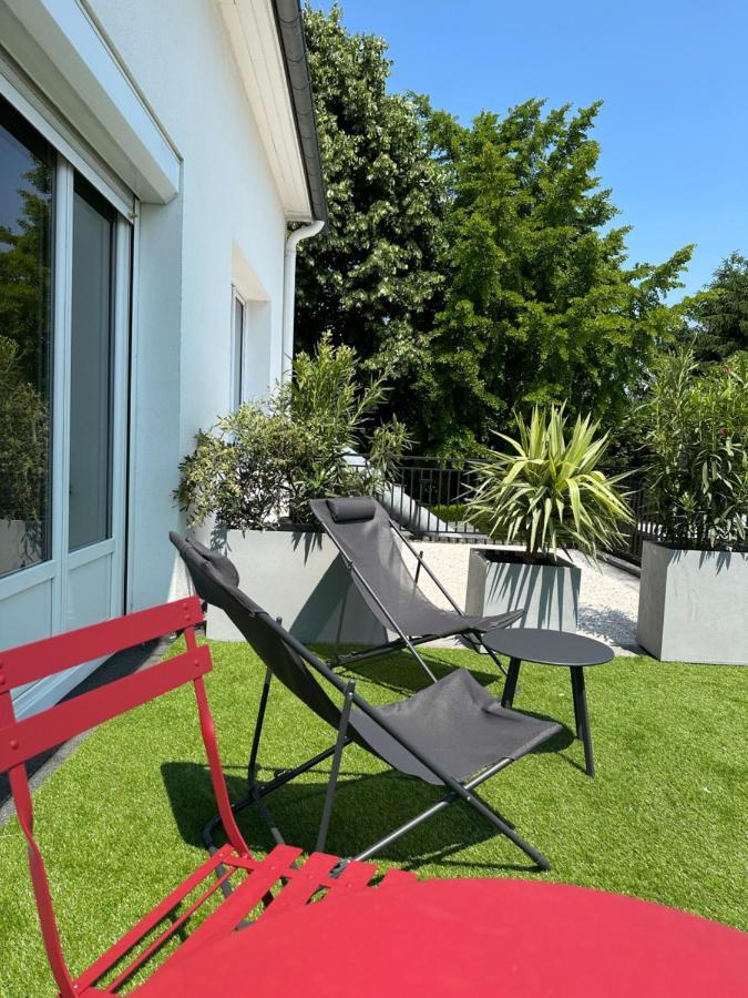 Logis Hotel & Restaurant Le Vert Bocage Franqueville-Saint-Pierre Esterno foto